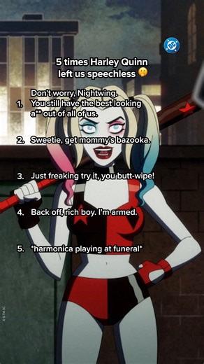 2M views · 49K reactions | Drop your favorite Harley Quinn quote ❤️ | DC | Facebook
