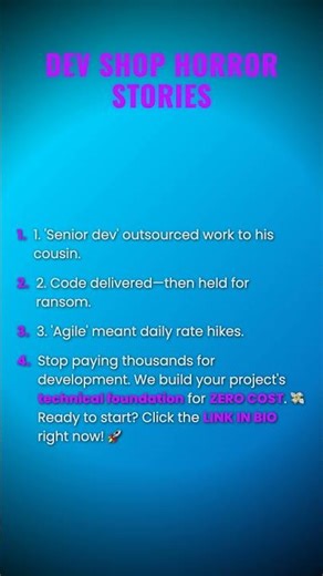 Dev Shop Horror Stories #ad (Verify Info)