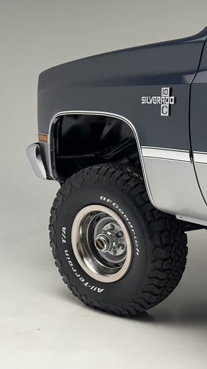 The Chevy K10 Restoration is complete! #chevysilverado #chevyk10 #chevytrucks #classicchevytrucks #classictrucks #trucksoftiktok #cleantrucks #squarebodychevy #classiccarrestoration #customclassics