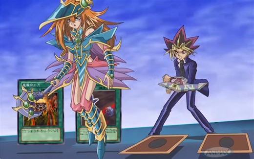 童年回忆！【初代游戏王】dm剧场版1——光之金字塔！海马vs游戏（2）青眼光龙vs黑暗大神官！