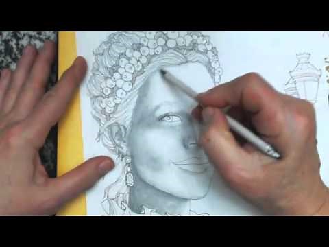 How to shade a face with pencil the easy way.