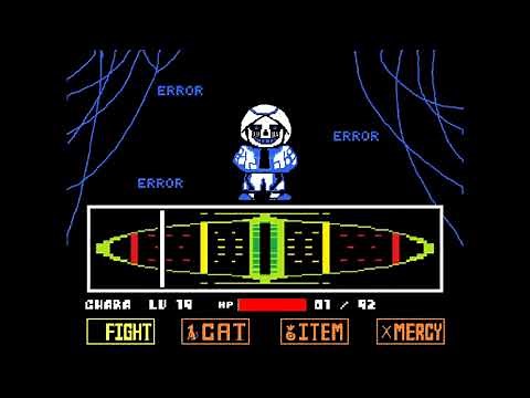 Error404 Sans Fight Showcase! Phase 1, {Game link in Desc}