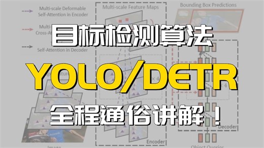 强推！这可能是B站最详细的目标检测教程了，算法原理 项目实战，带你一口气吃透YOLO/DETR两大目标检测核心算法！