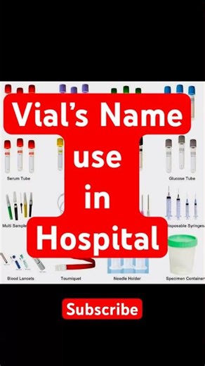 Vials in Hospital || #shortvideo #vials #norcet10 #kgmu #rrb #nursing #medicalnotes #medicalshorts