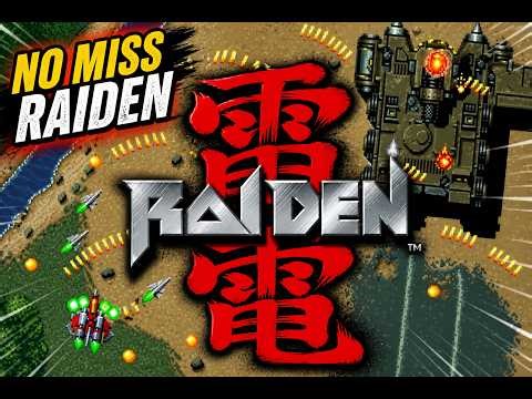 RAIDEN 1 NO MISS 1CC (NO DEATH) | 雷電 FULL RUN