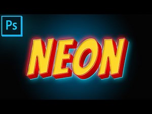 3D NEON GLOW TEXT EFFECT | PHOTOSHOP EFFECT | PHOTOSHOP TUTORIAL