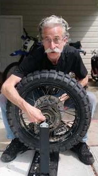 How To Quickly Balance Your New Motorcycle Tire #motorcycle #hack