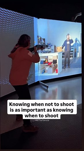 1.3K views · 209 reactions | Knowing how to pull a trigger at a target is one thing, but are you truly prepared to react under stress in three seconds or less? Side note: I need to work on my commands. I’m glad @tracyguns and jillkolbo were there to help me! Next time you’re in Vegas stop by @trtdefenseshootingsimulator for some virtual scenario training! You will it! #armthewomen | Stilettos & Shotguns | Facebook