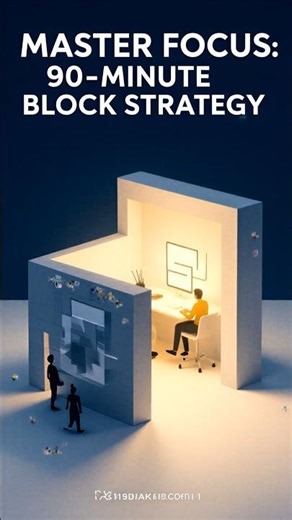 The 90-Minute Focus Block 🚫 UNBREAKABLE Productivity Hack#shotrs