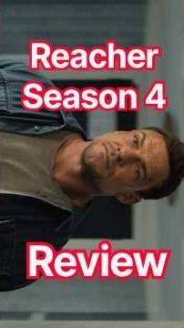 Reacher Season 4 Review #reacher #primevideo