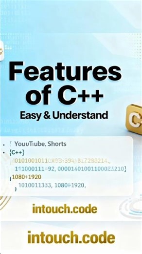 feature of c++? #coding #codeblocks #intouch #cpp #programminglanguage #tamiltutorial #shorts #edu