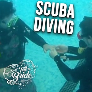 24K views · 90 reactions | He Decides to Have an Underwater Wedding and He's Not Comfortable in Water...Would you get married while scuba diving? | Don't Tell The Bride | Facebook
