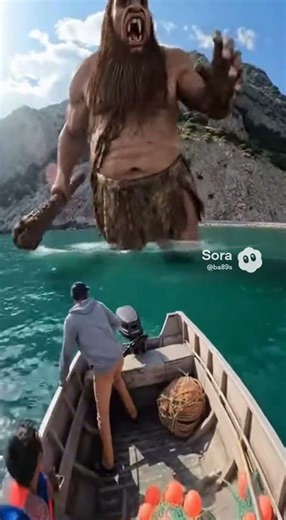 Sicilian Fishermen Film REAL CYCLOPS on Island