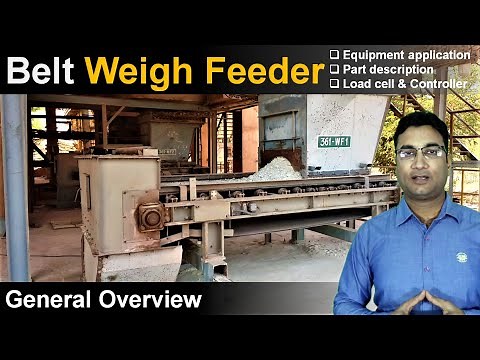 Belt Weigh feeder | Application & operation | Hopper discharge vibratory chute | Part description |