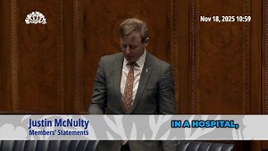 🏥 🛌 🪑❌ "This is not a statistic - this is a human being." I spoke in the Assembly today regarding the man suffering from cancer who was forced to lie on the floor of Altnagelvin Hospital for more than 50hrs due to lack of beds. This man's hugely troubling experience represents the lack of basic dignity and care now too often evident in our current healthcare system. We urgently need more capacity, better funding, improved infrastructure, and respect for human life in order for our heath syste