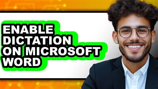 How to Enable Dictation on Microsoft Word - Step by Step