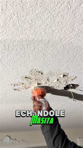 Calando truco para textura knock down. #patchwork #drywall #finisherosperros #tutorials #innovationdrywall