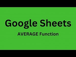 Google Sheets - How to Use AVERAGE Function in Google Sheets — Hive