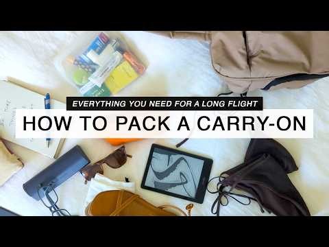 What to Pack In Your Carry-On (luggage tips, tricks, & emergency picks)