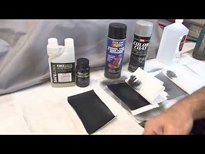 Professional Leather Finish VS Standard Rattle Can Spray Paint.