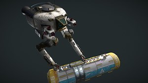 SPACESHIP EAV 2 "CRAB" - Download Free 3D model by Ilya Shevchuk (@shilma513)