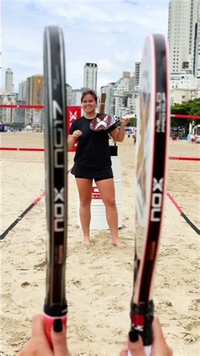 Beach tennis athletes go viral dancing samba.