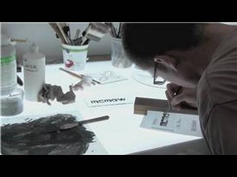 Stained Glass Techniques : How to Make Lettering on Stained Glass Windows