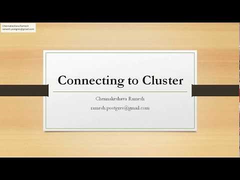 connecting to cluster