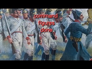Perry Miniatures Napoleonic Austrian infantry, Command figures