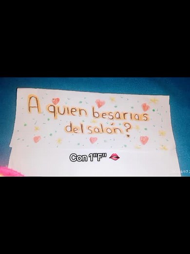 "¿𝗔 𝗾𝘂𝗶𝗲𝗻 𝗯𝗲𝘀𝗮𝗿𝗶𝗮𝘀 𝗱𝗲𝗹 𝘀𝗮𝗹𝗼́𝗻?" #paratiiiiiiiii...