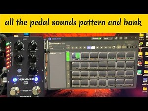Mooer drummer x2 all the Drum sound pattern and bank