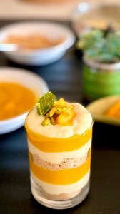 1.3M views · 2.5K reactions | 3-Layered Mango Custard Pudding Giving...
