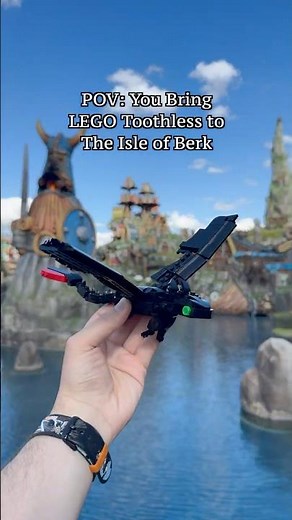 POV: You take LEGO Toothless to The REAL Isle of Berk