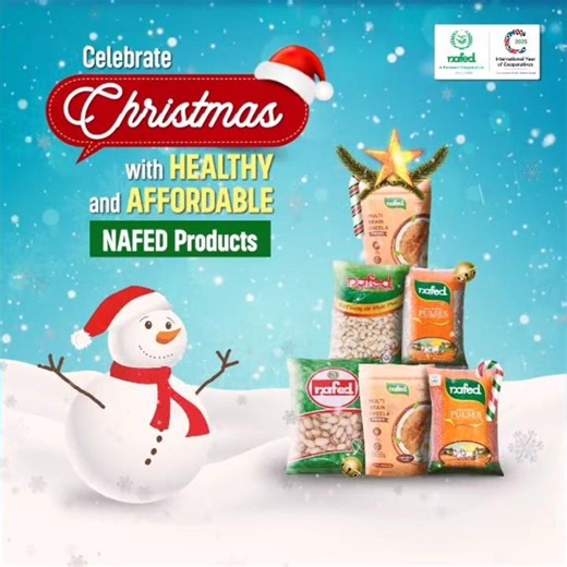 With NAFED’s wide range of affordable products, add health, flavor, and joy to your festive moments.