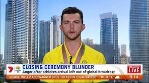 51K views · 365 reactions | “It was disappointing… it sort of felt like we were left out a little bit and it was a shame the flag bearer wasn’t recognised” Boomer Angus Brandt gave us an athlete's perspective on the Closing Ceremony controversy. | Sunrise | Facebook