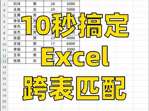 天呐😯原来Excel跨表匹配这么简单‼️