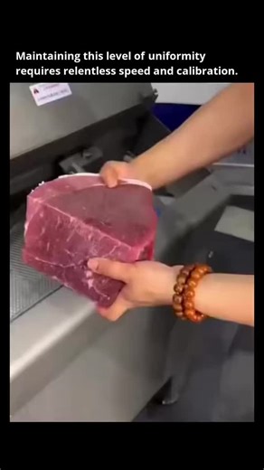 Remarkable Facts on Instagram: "Follow @remarkable.facts to get smarter every day. -------------- Meat slicing machines demonstrate a fascinating application of physics and engineering to a common task. They efficiently replicate the precise cuts a skilled butcher would make, but at a much faster rate and with repeatable accuracy. These machines utilize a rapidly rotating circular blade, typically made of high-carbon stainless steel for sharpness and resistance to corrosion. The blade’s speed, c