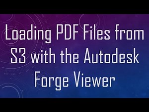 Loading PDF Files from S3 with the Autodesk Forge Viewer