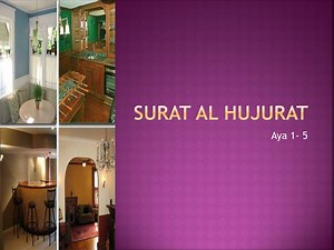 Surat Al Hujurat - SlideServe
