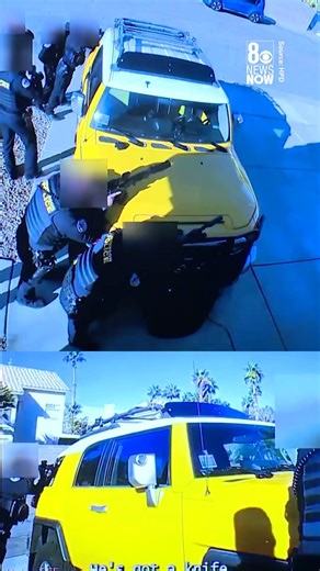 Police shoot man chasing woman with knife in Nevada #news #vegas #henderson