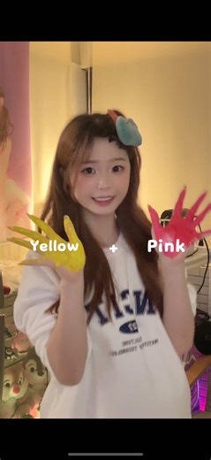 Mixing Colors: Pink and Yellow