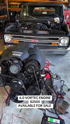 6.0L VORTECV EORSALEICR SALE - Vortec 6.OL engine, reliable & powerful - Perfect for swaps, trucks, or performance builds To - Low miles, tested & guaranteed Hit me up for price & details! #vortec #fyp #engineswap #cartok #Isswap