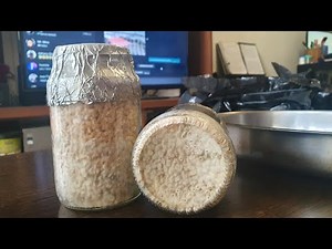 Armado de frascos de arroz para cultivar hongos - Psilocybe Cubensis (cucumelos).