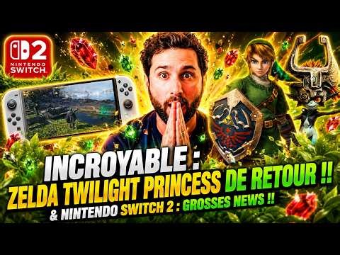 INCREDIBLE!! ZELDA TWILIGHT PRINCESS IS BACK 😱 Nintendo SWITCH 2: BIG NEWS 🔥