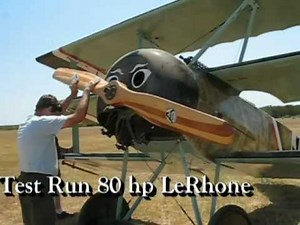 Rough Flight in Fokker Triplane