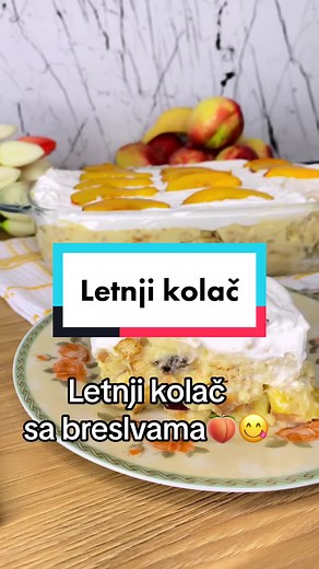 Recept za letnji kolač sa breskvama i plazmom