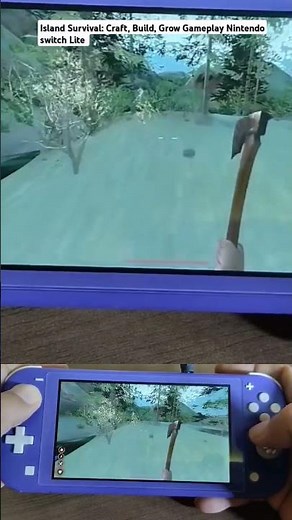Island Survival:Craft, build, Grow Nintendo switch Lite Gameplay