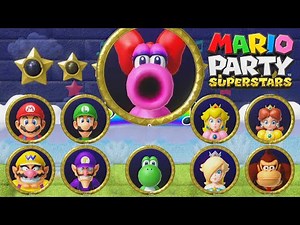 mario party superstars look away Birdo vs All characters