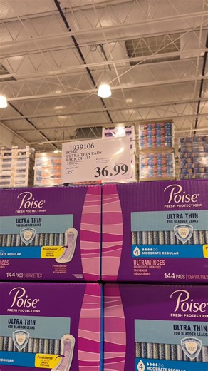Poise® Ultra Thin Pads are now available at Costco Canada for a limited time. | Poise Canada