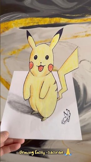 How to draw Pikachu #pikachu #pokemon #art